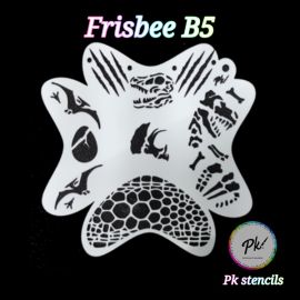 Frisbee Facepaintingstencil B5