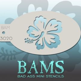 Bad Ass Bams FacePaint Stencil 3020