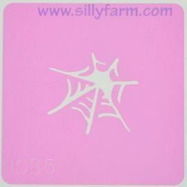 Silly Farm Stencil Spiderweb
