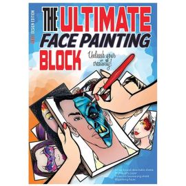 “The ultimate face painting practice block. Adult Edition

50 top-bound detachable high quality sheets perfect for conventions which allow you to take notes and paint along