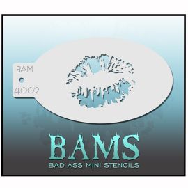 Bad Ass Bams FacePaint Stencil 4002