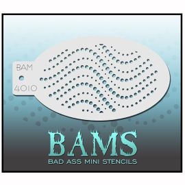Bad Ass Bams Facepaint Stencil 4010
