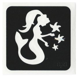 Glittertattoo Stencil Mermaid (5 pack) 