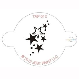 Tap Facepaint Stencil Stars