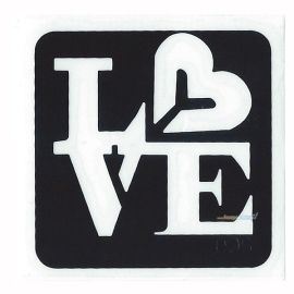 Glittertattoo Stencil Love (5 pack)