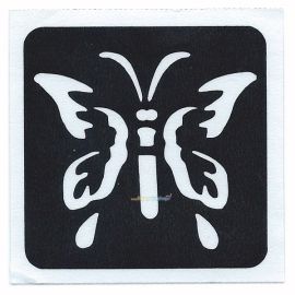 Glittertattoo Stencil Spring Butterfly (5 pack)