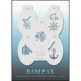 Bad Ass Bam-Pax Plunder Schmink Sjabloon