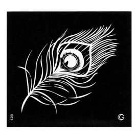 Glimmer HD Tattoo Medium (Peacock Feather)