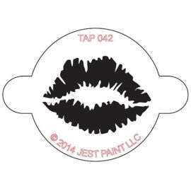 Tap Schmink Sjabloon Lip Print