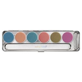 Kryolan Aquacolor Interferenz palette 6 colors