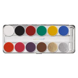 Kryolan Aquacolor SN Palette 12 Colors