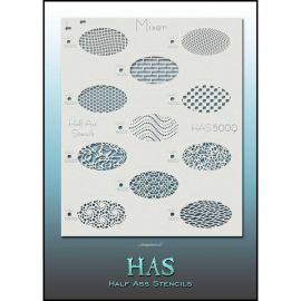 Half Ass Schmink Sjabloon Mixer