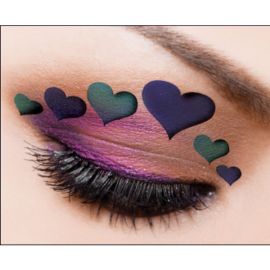 Extreme Beauty Heart Eye Shadow Stencil