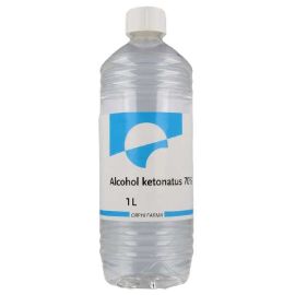 Alcohol Ketonatus 70% 1 Ltr

Alcohol Ketonatus 70% is een desinfectans voor het grondig reinigen en ontsmetten van de gesloten huid, voor kleine oppervlakken en voor instrumenten in de beauty- en gezondheidszorg.