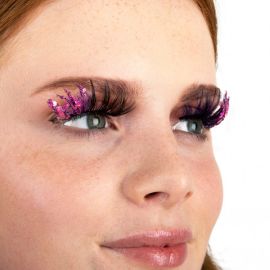 Pxp False Eyelashes Pink Glitter|Barranquilla Style