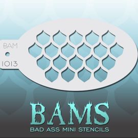 Bad Ass Bams FacePaint Stencil 1013