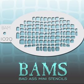 Bad Ass Bams FacePaint Stencil 1029