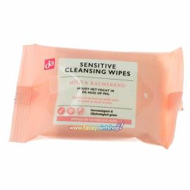 Sensitive Cleansing Wipes

Da Sensitive Cleaning Wipes for dry and sensitive skin, gently remove dirt and waterproof make-up. Free from alcohol. Dermatologically and ophthalmologically tested.