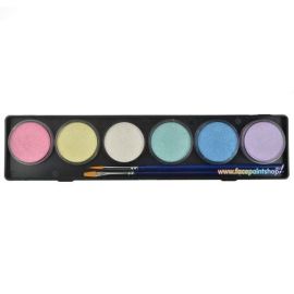 Diamond Fx 6 Colors Metallic Palette Mellow

Diamond FX Professional water based make-up.