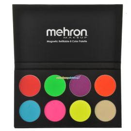 Mehron Paradise Makeup AQ - 8-kleurenpalet - Neon UV Glow