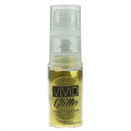 Vivid Glitter Fine Mist Pump Spray 24k Gold