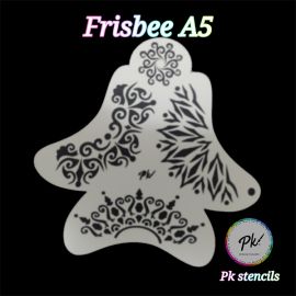 Frisbee Schminkstencil A5