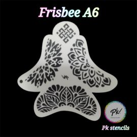 Frisbee Facepaintingstencil A6