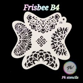 Frisbee Facepaintingstencil B4