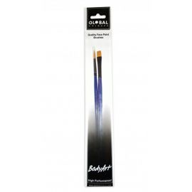 Global Colors Face Painting Brushes Set 2pcs

Designed by an award-winning body artist to precisely meet the unique needs of face and body painters,