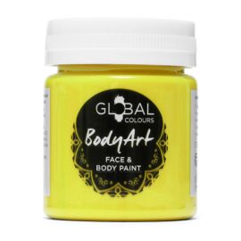 Global Face & BodyArt Liquid Paint UV Yellow 45ml
