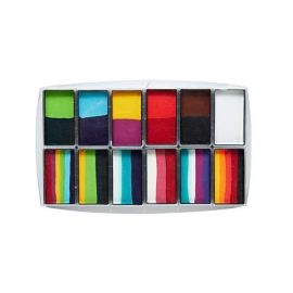 Global Rainbow Carnival Palette Palette - 15g 12pk BodyArt One Stroke Set