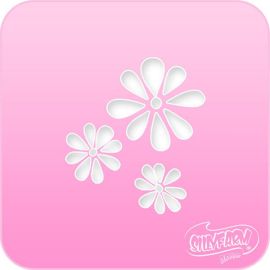 Silly Farm Stencil Flowers 
