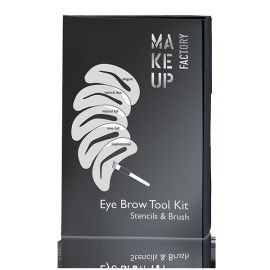 Make up Factory Eye Brow Tool Kit

Stencil and brush for perfectly shaped eyebrows

The Eye Brow Tool Kit has 5 different stencils and a precise, bevelled brush. For very quick and precise eyebrow makeup.