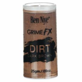 Ben Nye Grime Fx dirt Dark Brown Powder 25gr.

Ben Nye Grime FX is a light textured powder designed to simulate the specific title of each powder. Excellent for distressing skin, hair, and costumes.