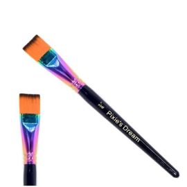 Pixie's Dream Flat Rainbow Face Paint Brush 3/4 Inch