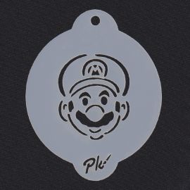 Facepaintingstencil Mario Face B