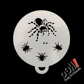 oOh Body Art Tarantula Spider Stencil

OOh Facepainting stencils are designed to be symmetrical so you can just turn and rotate the stencils to go right around the face