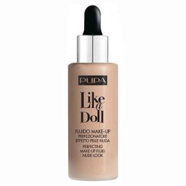 Pupa Like A Doll Make-Up Fluid 030

LIKE A DOLL, Pupa’s foundation, is fluid, very light and “weightless”, with unique sensoriality.