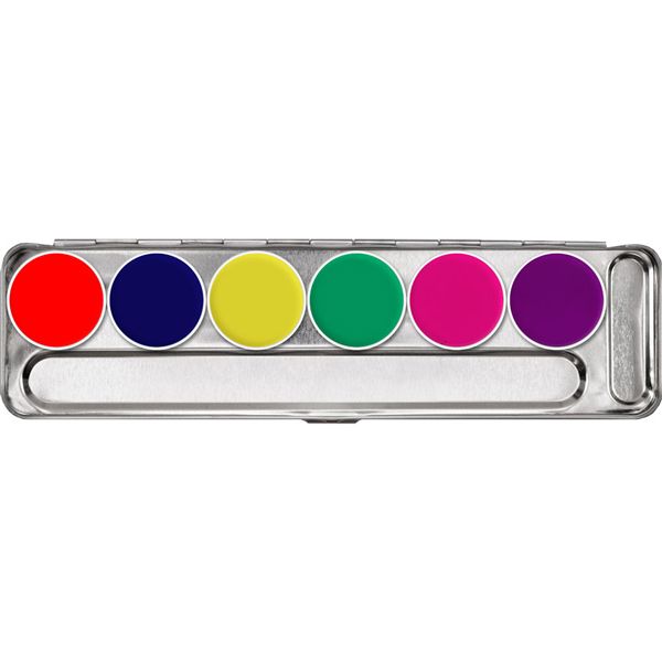 Kryolan Uv Dayglow Effect Color Palette