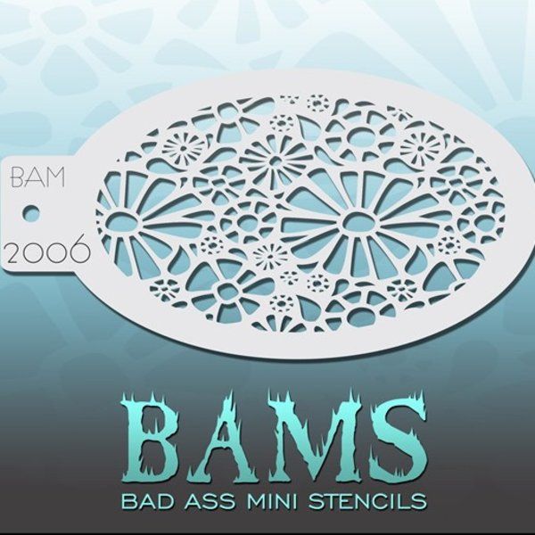 Bad Ass Bams FacePaint Stencil 2006