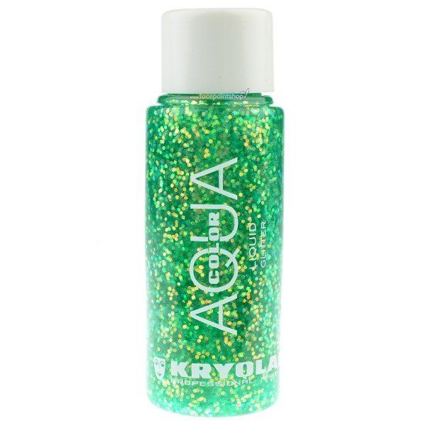 Kryolan Liquid Aquacolor Glitter Pastel Green