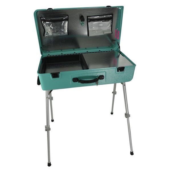 Teal Craft-n-Go Paint 28" Station with Accessories