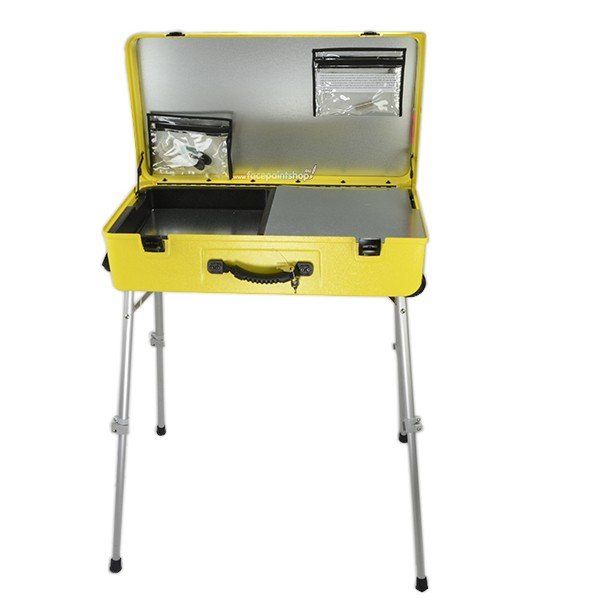 Yellow Craft-n-Go Paint 28" Station with Accessories