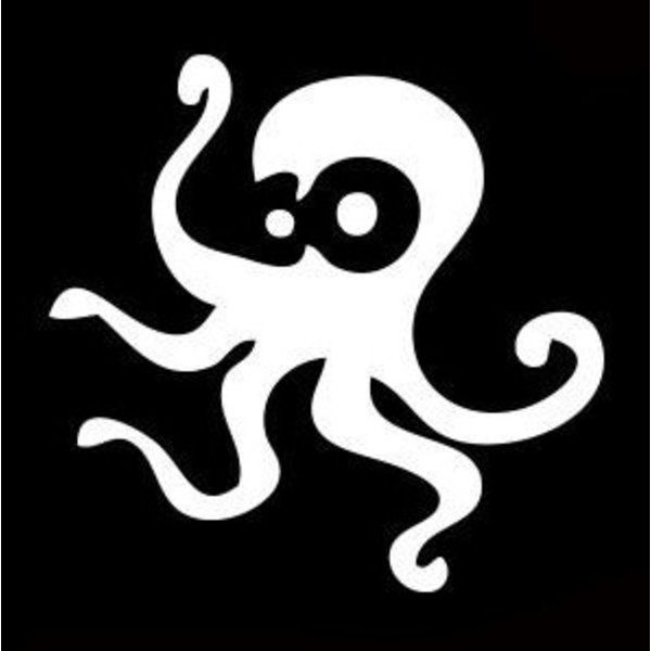 Glittertattoo Stencil Octopus (5 pack)