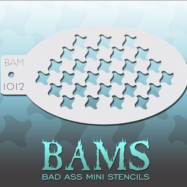 Bad Ass Bams FacePaint Stencil 1012