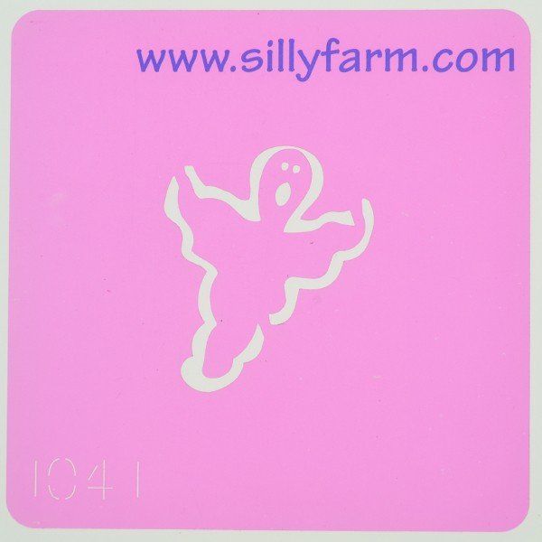 Silly Farm Stencil Ghost
