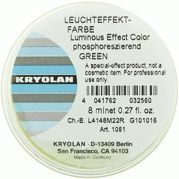 Kryolan glow in the dark