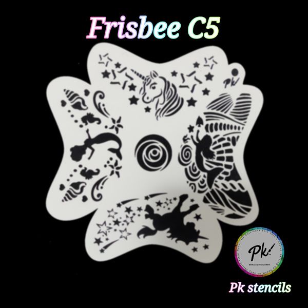 Frisbee Schminkstencil C5