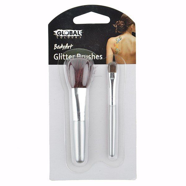 Global Body Art Glitter Brushes (2 pack)