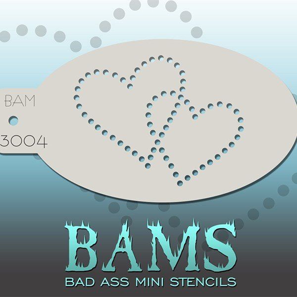 Bad Ass Bams FacePaint Stencil 3004
